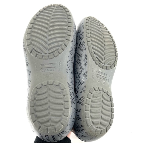 Crocs Kadee Ballet Flat Slip On Shoes Snake Print Casual Sandals - Picture 7 of 7